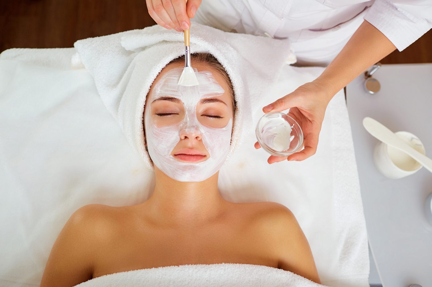 Tratamiento facial con vitamina C
